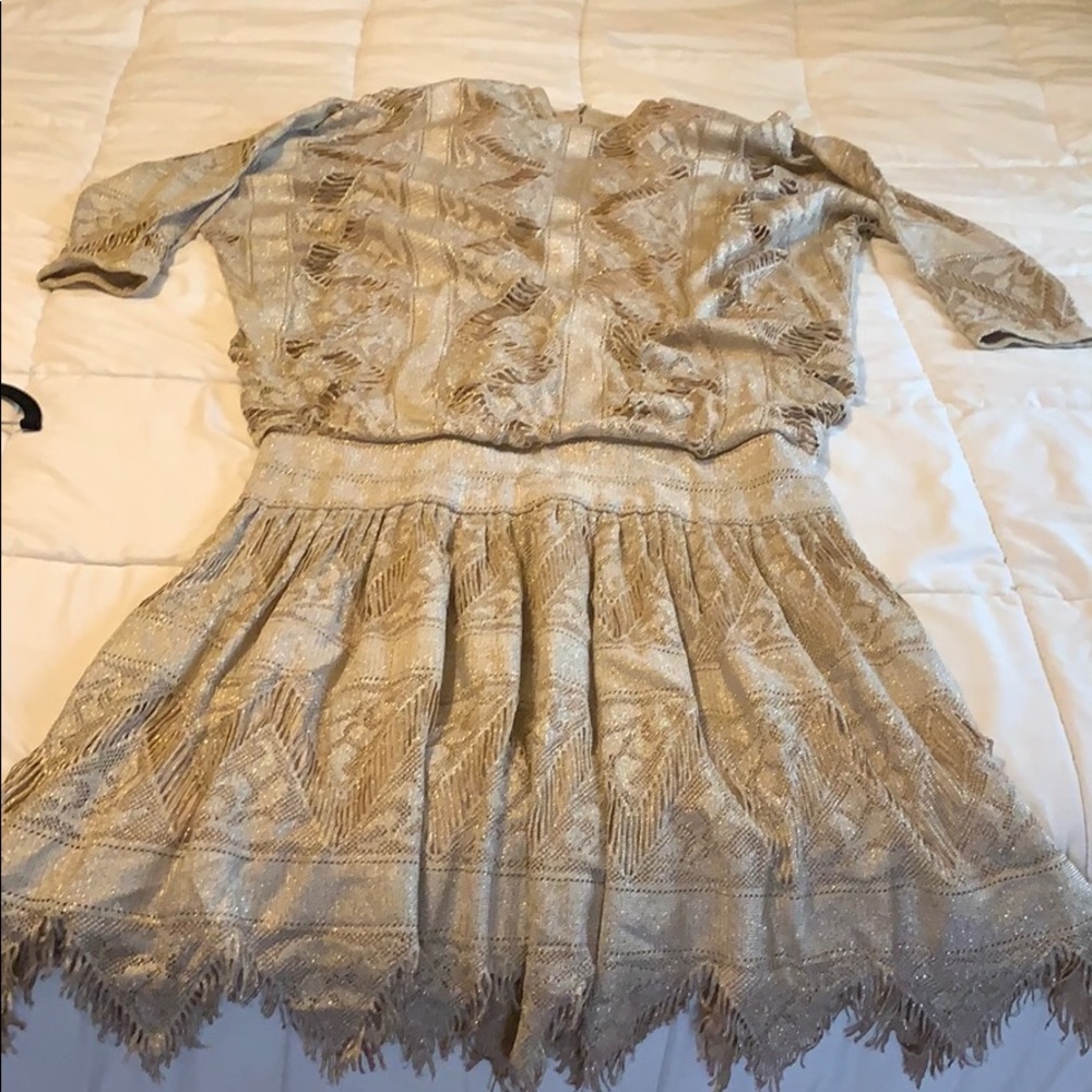 Gold sparkly dress